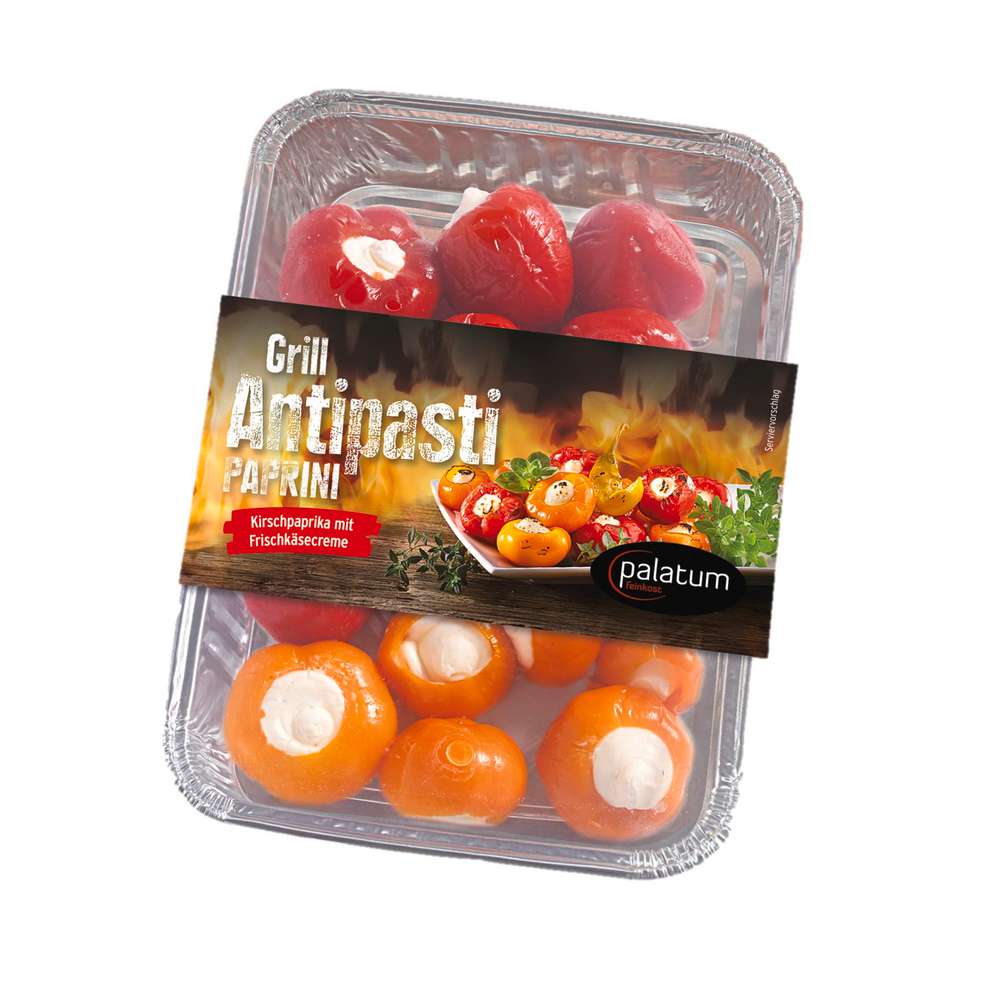 Produktabbildung Palatum Grill Antipasti, Paprini rot & gelbd