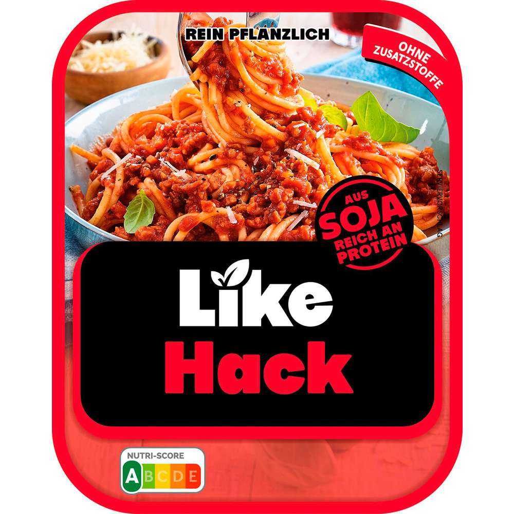 Produktabbildung Like Meat Veganes Hackfleisch auf Sojabasis 
