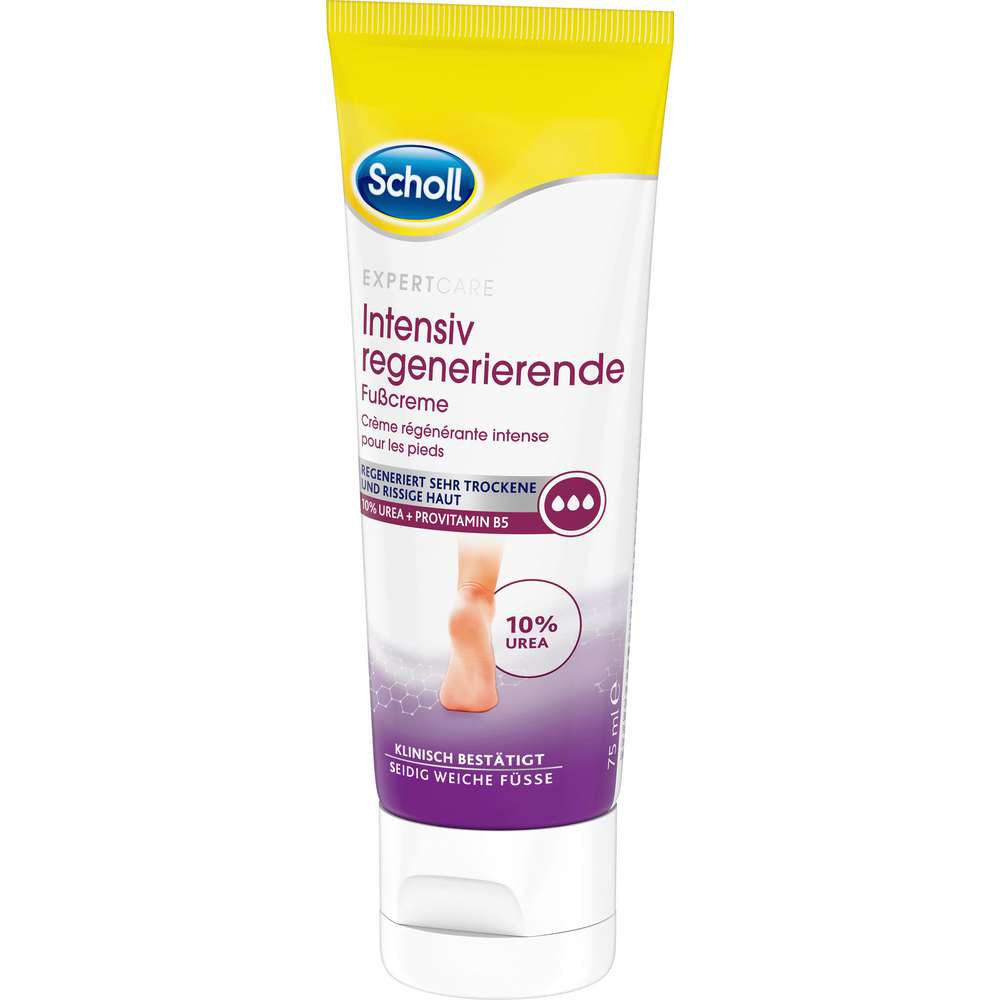 Produktabbildung Scholl Fußcreme, regenerierend, für extrem trockene Haut, mit 10 % Urea