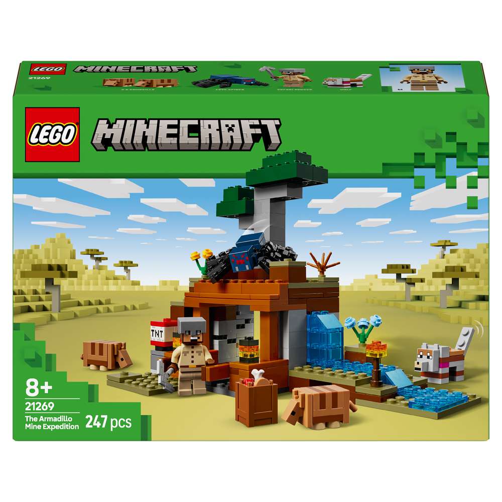 Produktabbildung Lego LEGO Minecraft Die Expedition zur Gürteltiermine 21269