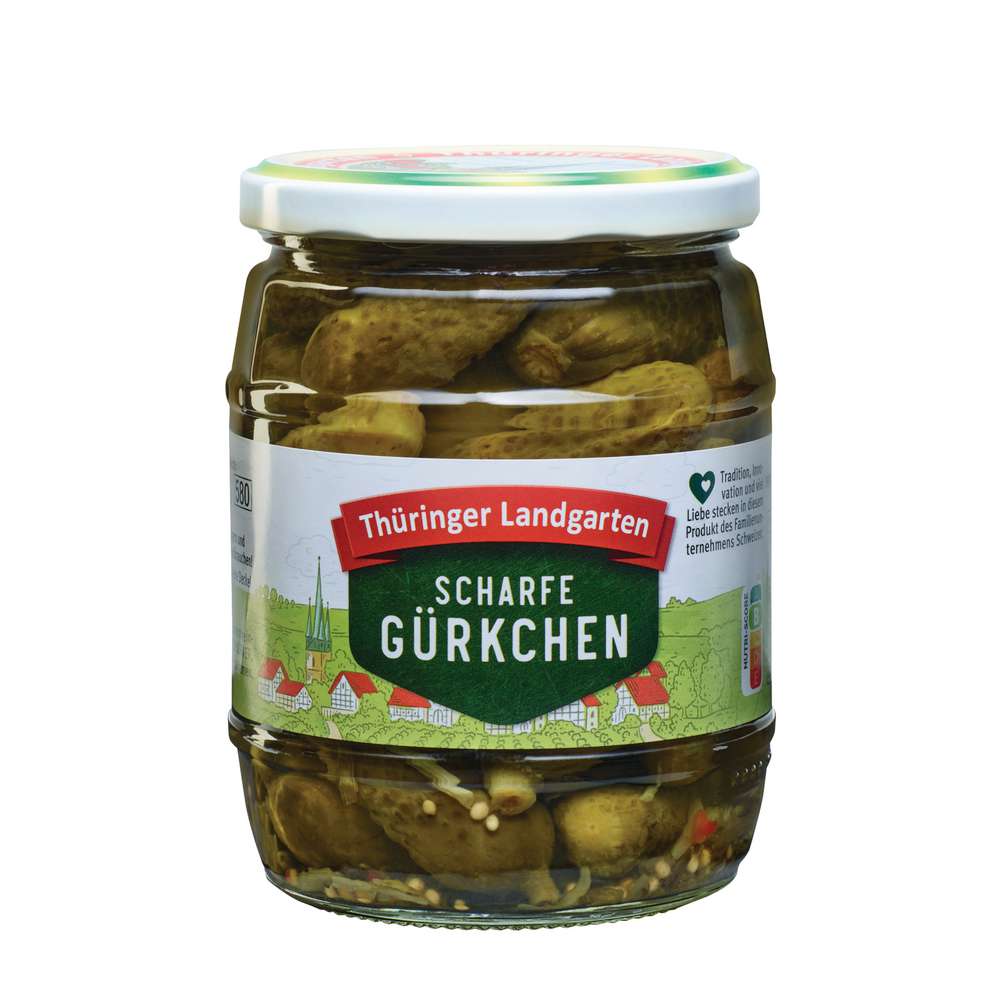 Produktabbildung Thüringer Landgarten Scharfe Gurken