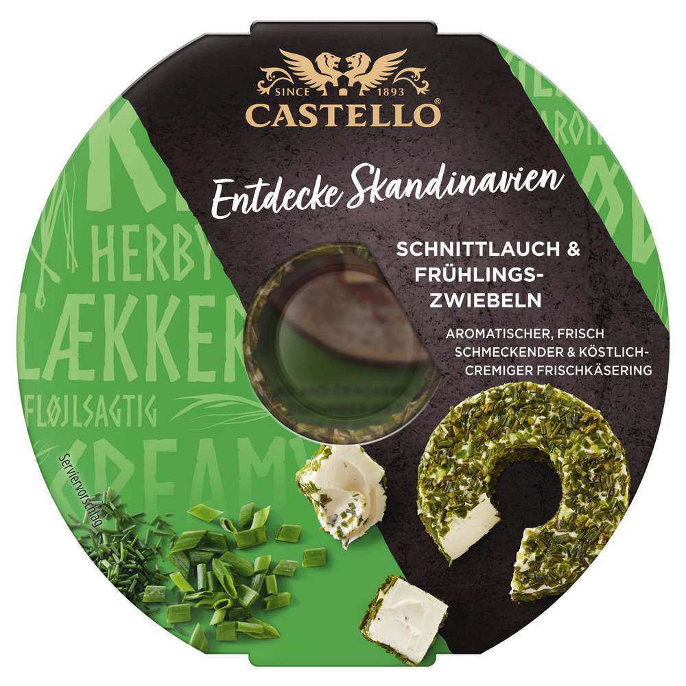 Produktabbildung Castello Frischkäse, Schnittlauch