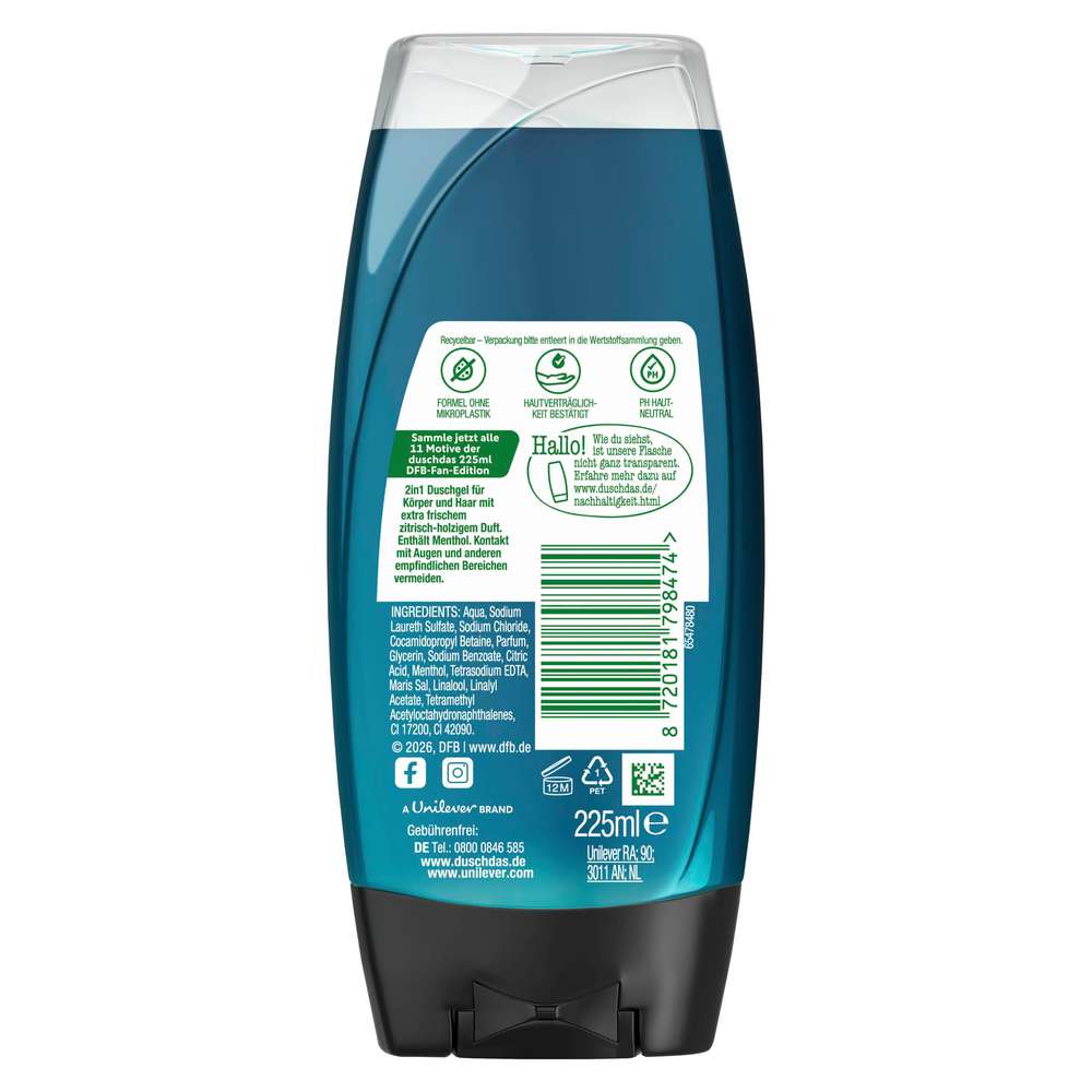 Produktabbildung Duschdas Duschgel DFB Fan Edition