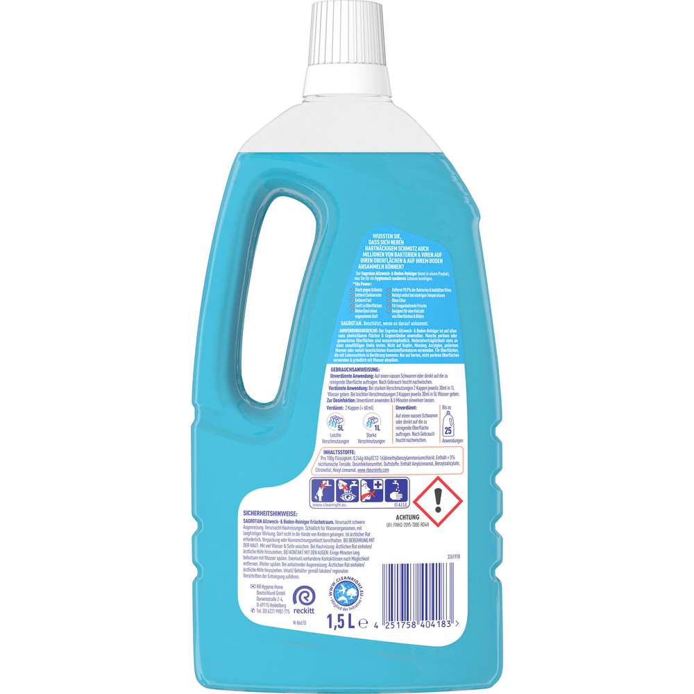 Produktabbildung Sagrotan Allzweck- & Bodenreiniger Frischetraum