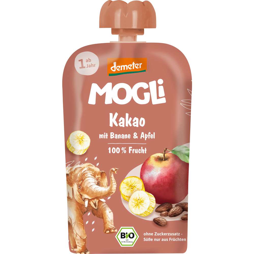Produktabbildung MOGLi Bio Quetschie, Kakao