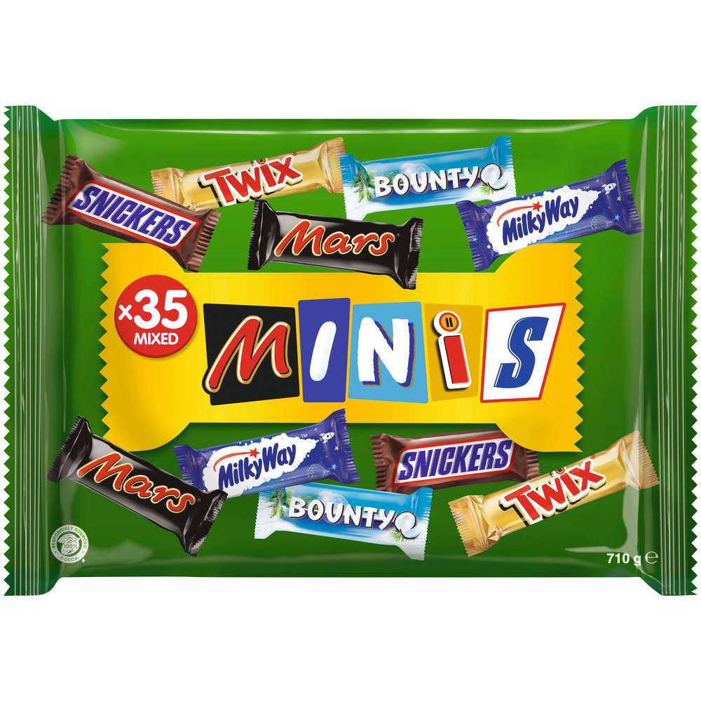 Produktabbildung Mars Mixed Minis Schokoriegel