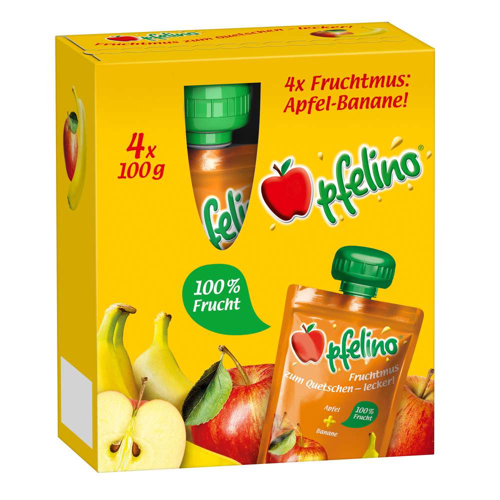 Produktabbildung Spreewaldhof Quetschie Fruchtmus, Apfel-Banane