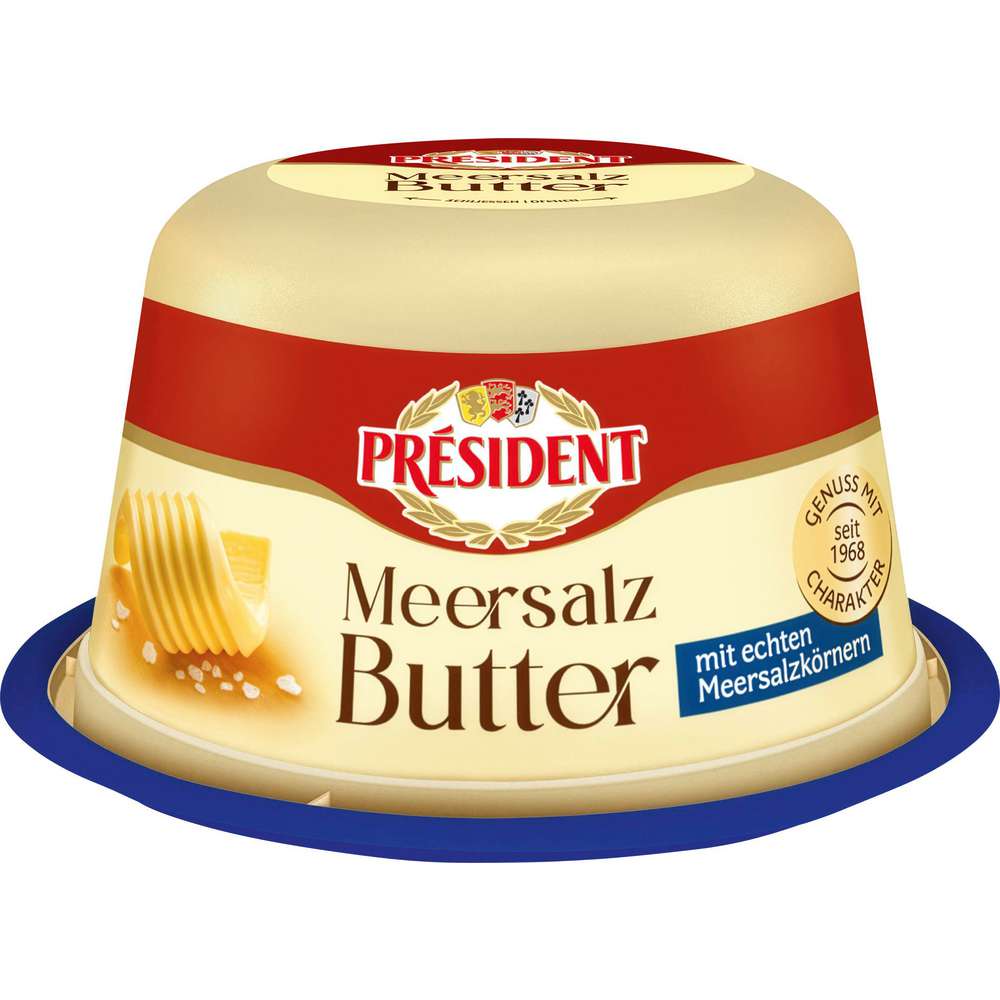 Produktabbildung President Butter mit Meersalz