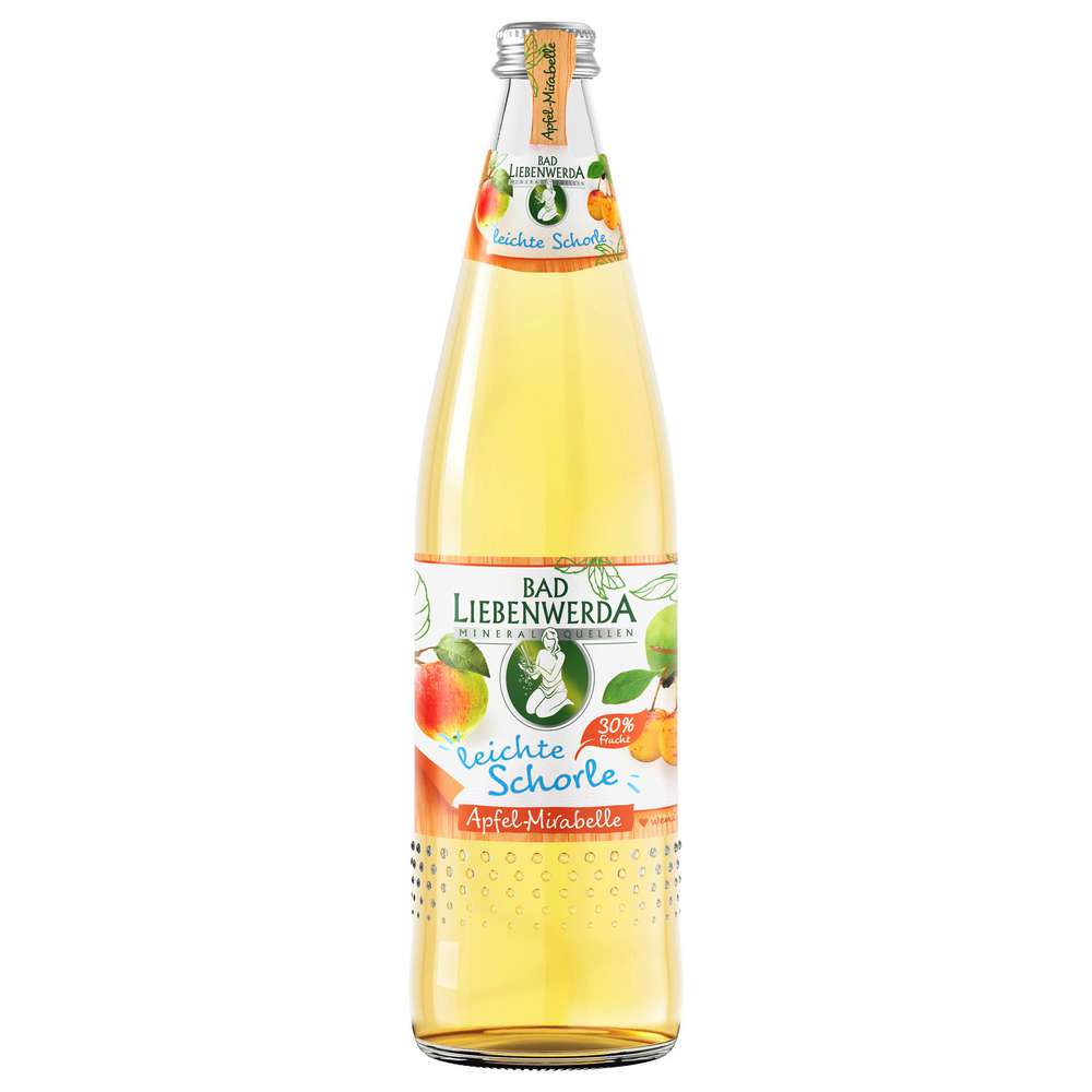 Produktabbildung Bad Liebenwerda Leichte Schorle, Apfel-Mirabelle
