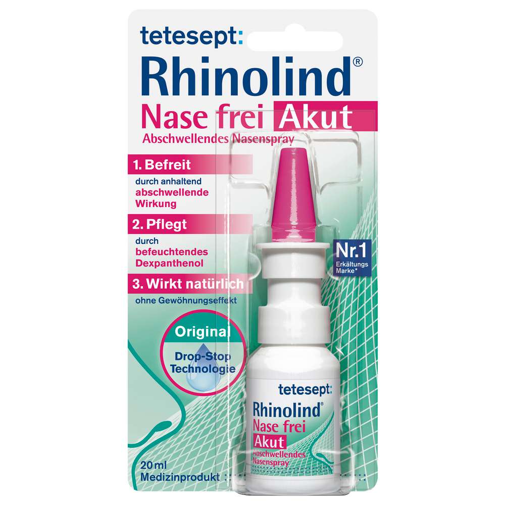 Produktabbildung tetesept Rhinolind Nasenspray