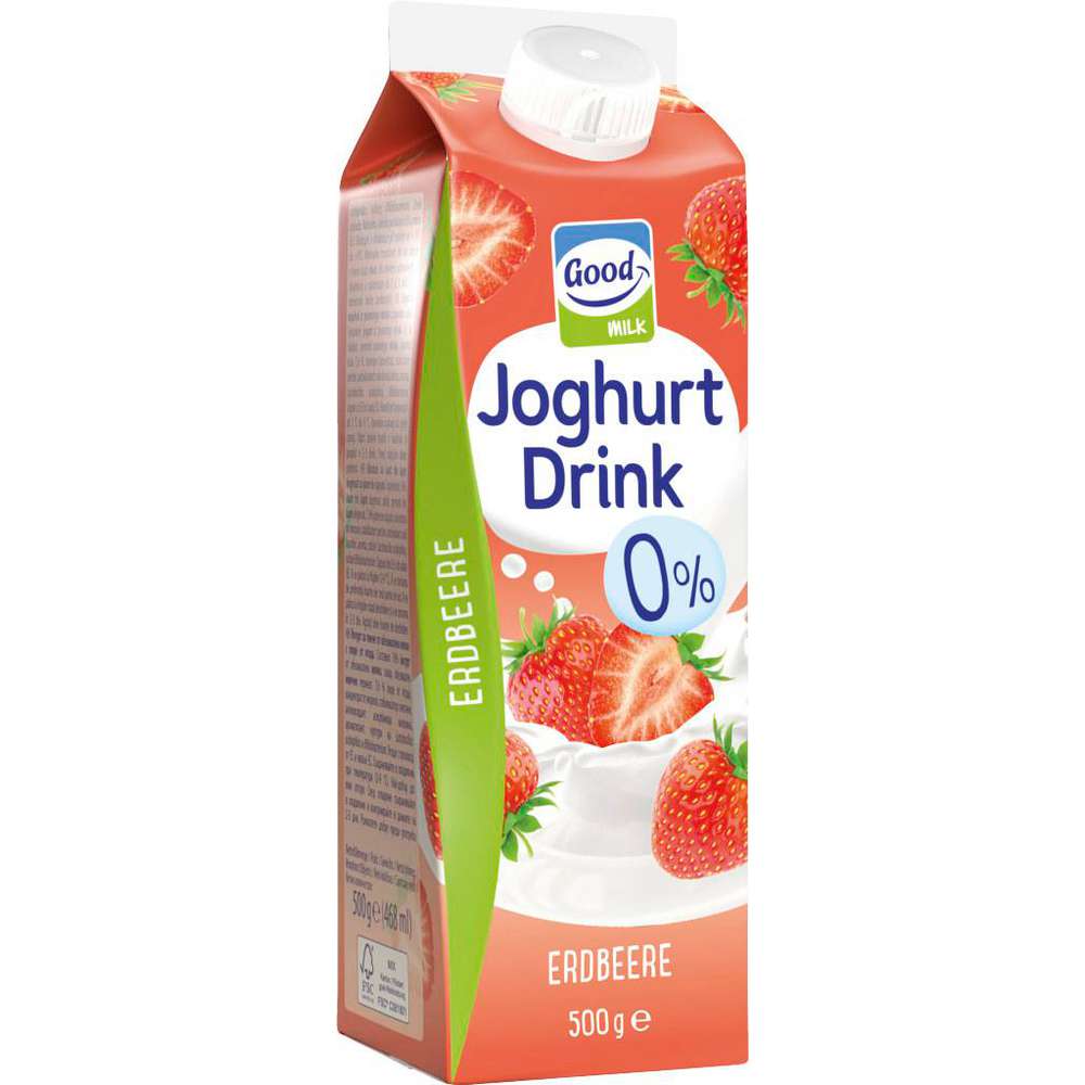 Produktabbildung Good Milk Joghurt Drink Erdbeere