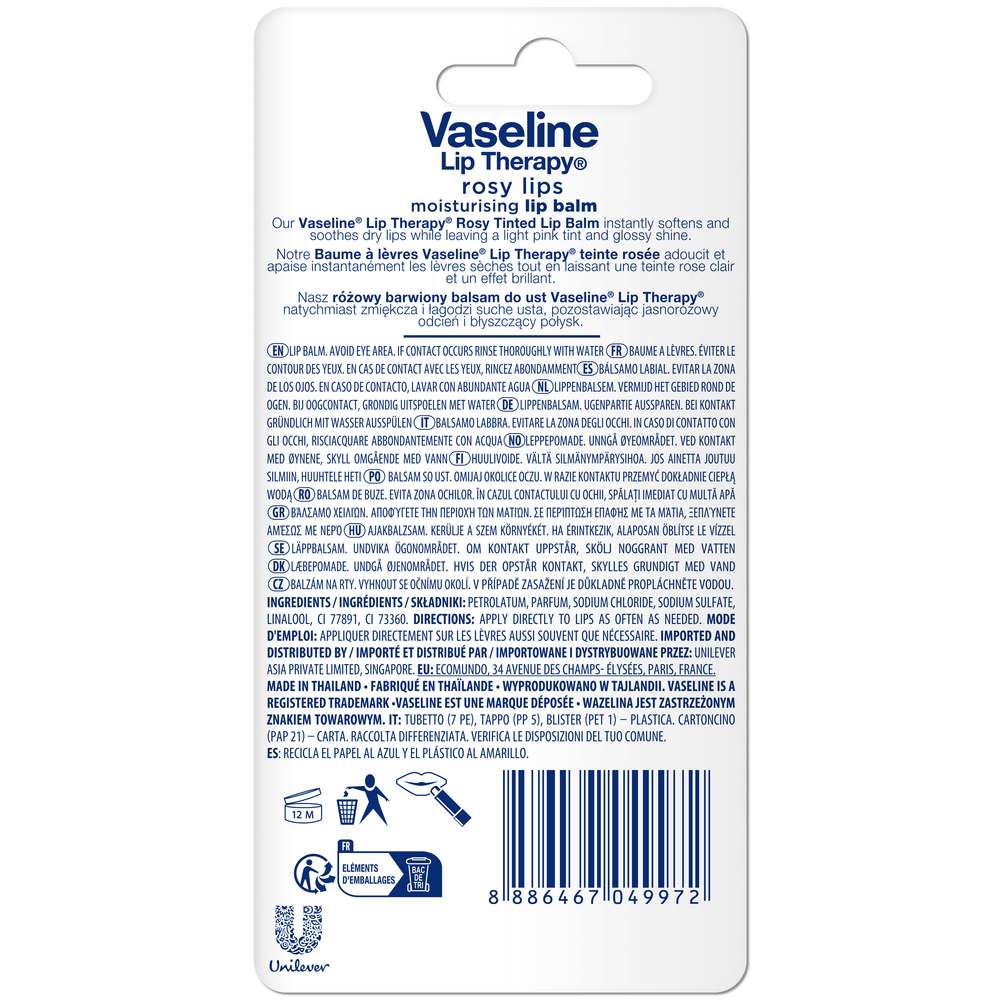 Produktabbildung Vaseline Lippenpflege, Rosy