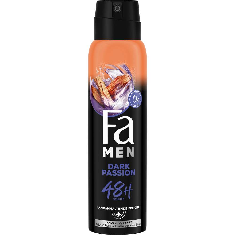 Produktabbildung Fa Deo Spray Men, Dark Passion