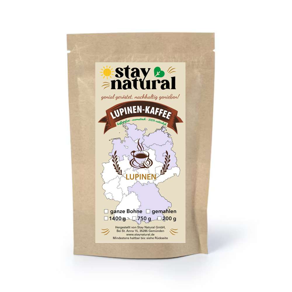 Produktabbildung  Lupinenkaffee ganze Bohne