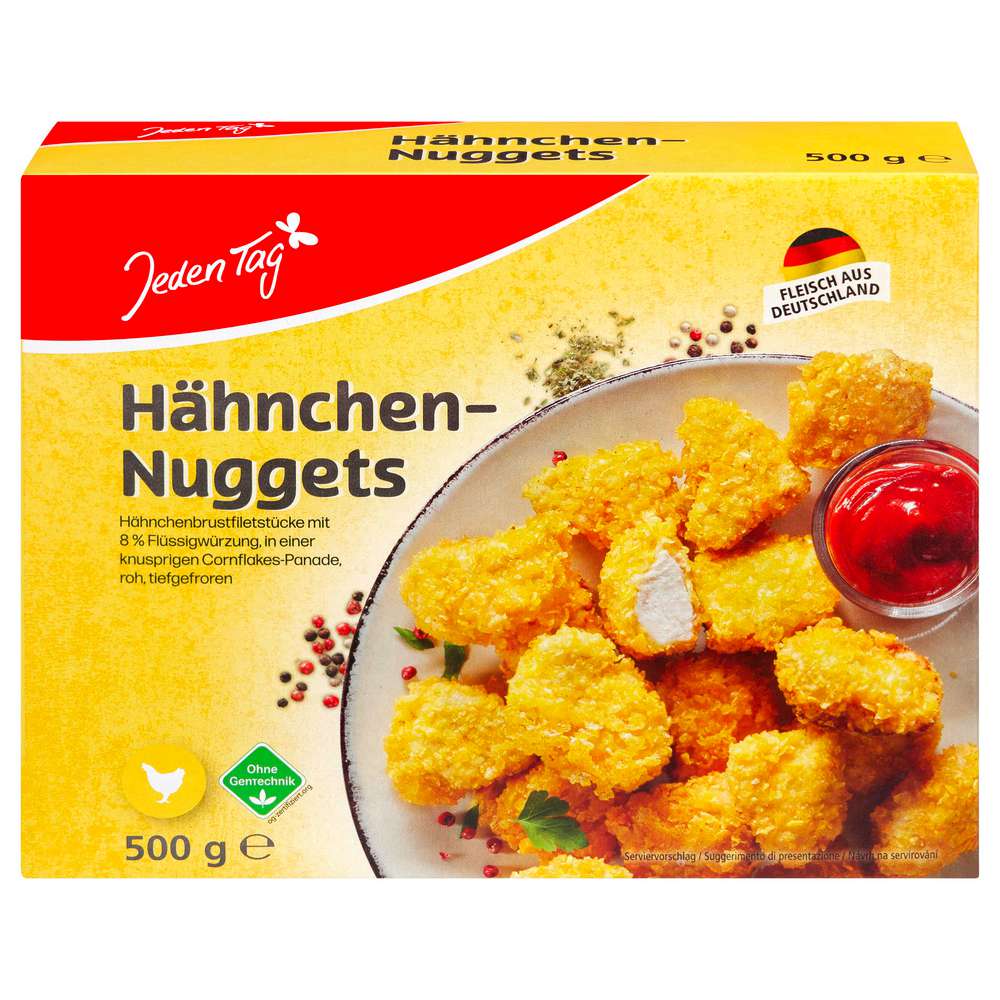Produktabbildung Jeden Tag Hähnchen Nuggets