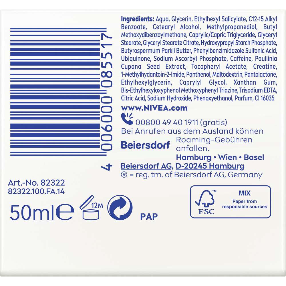 Produktabbildung Nivea Tagespflege Q10 Energy Anti-Falten LSF15