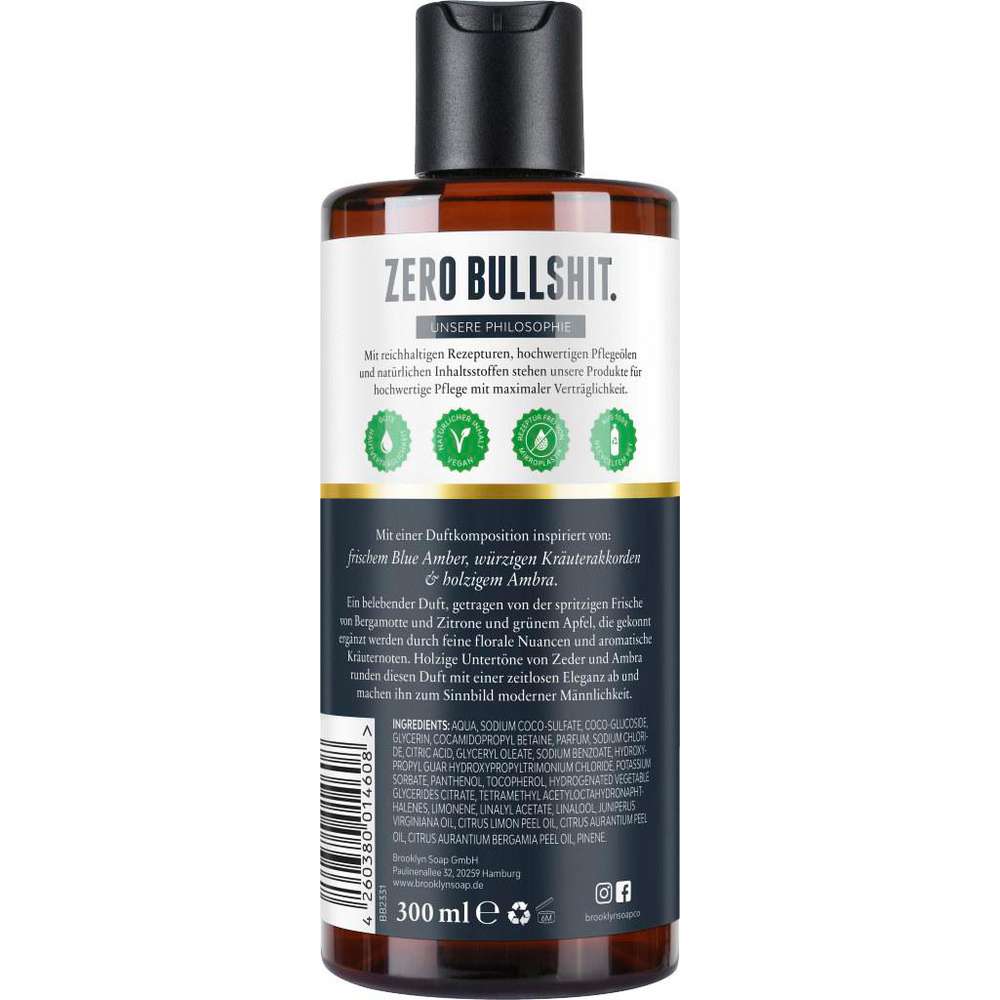 Produktabbildung Brooklyn Duschgel, Blue Amber & Cedar