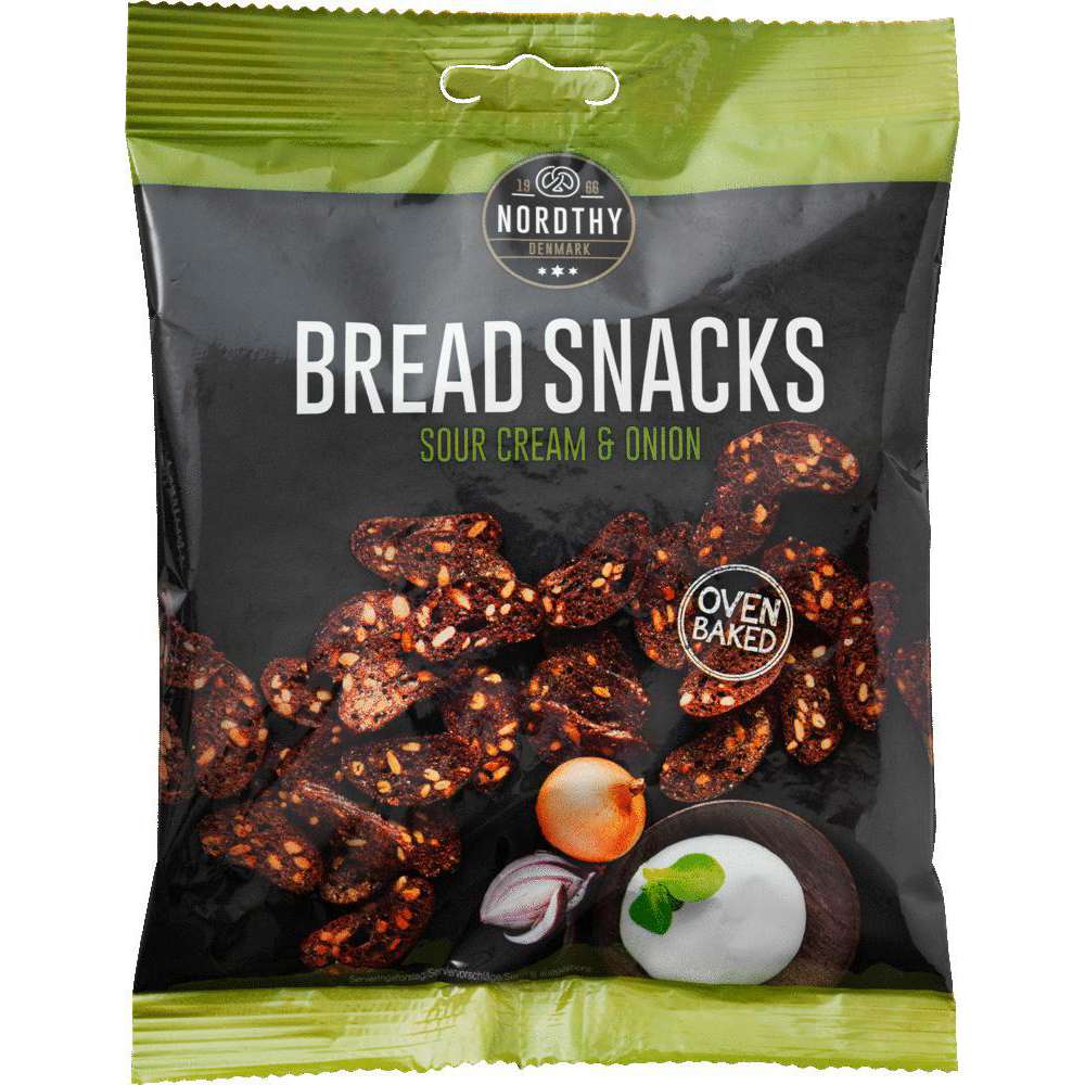 Produktabbildung Nordthy Brotsnacks Sour Cream & Onion