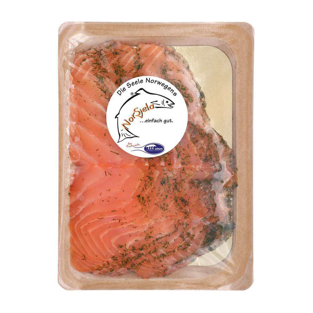 Produktabbildung Abrahams Norsjela Gravadlachs, in Scheiben