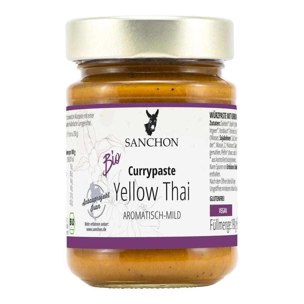 Produktabbildung Sanchon Bio Currypaste Yellow Thai, Aromatisch-Mild