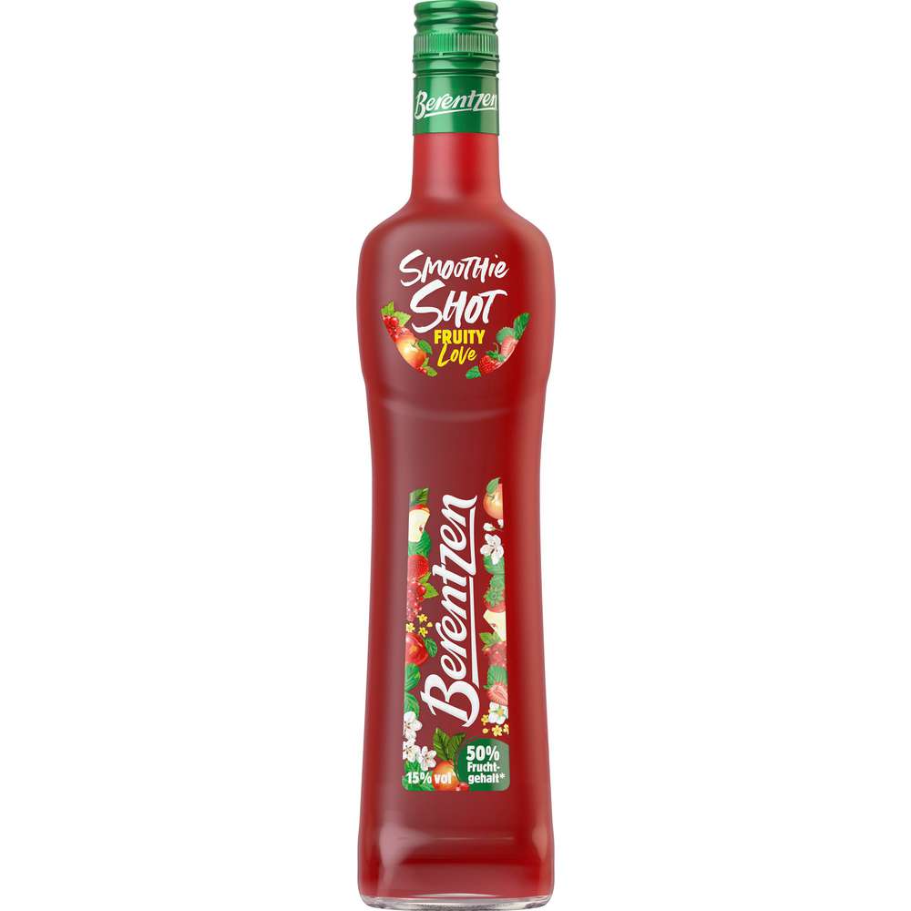 Produktabbildung Berentzen Likör Smoothie Fruity Love 15%