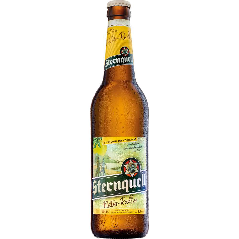 Produktabbildung Sternquell Biermischgetränk, Naturradler 2,5%