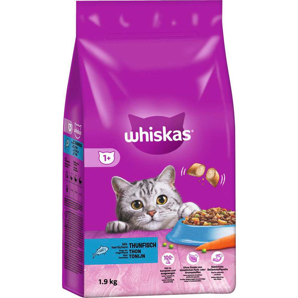 Produktabbildung Whiskas Katzen-Trockenfutter, Thunfisch