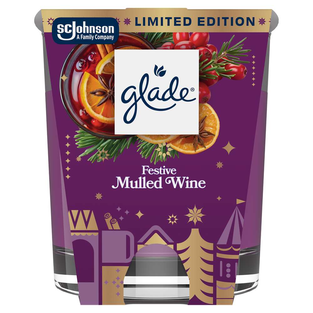 Produktabbildung Glade Duftkerze im Glas, Mulled Wine