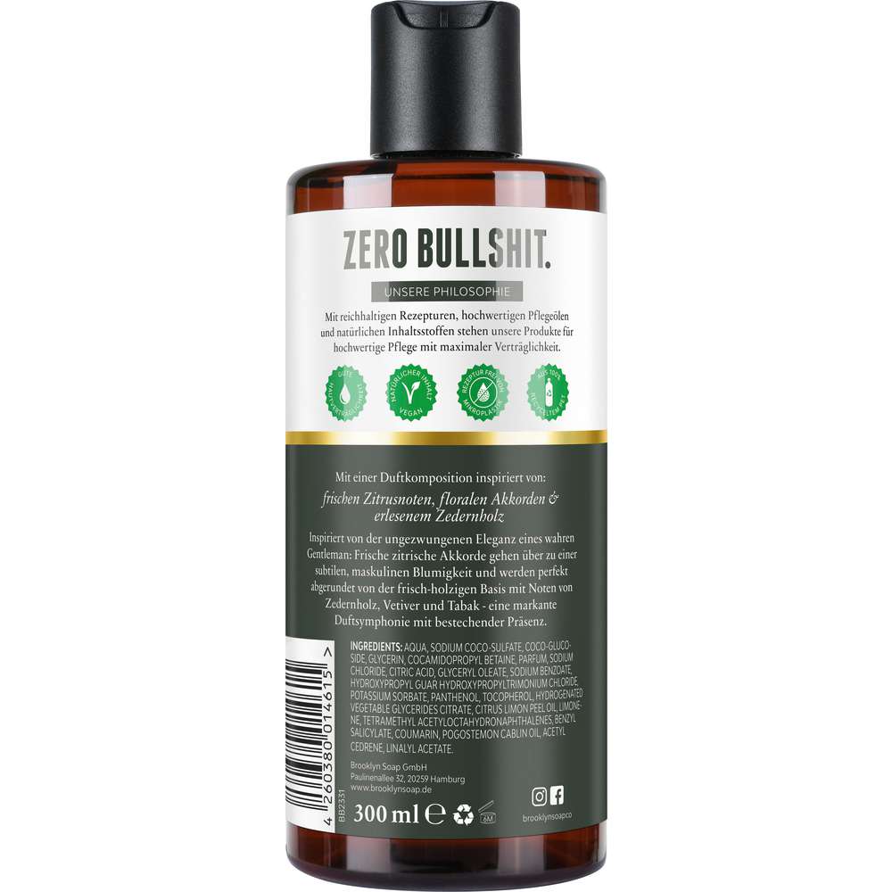 Produktabbildung Brooklyn Duschgel, Green Wood & Vetiver