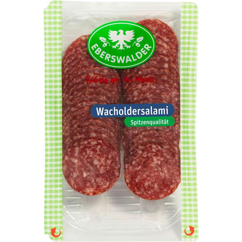 Produktabbildung Eberswalder Wacholdersalami Aufschnitt