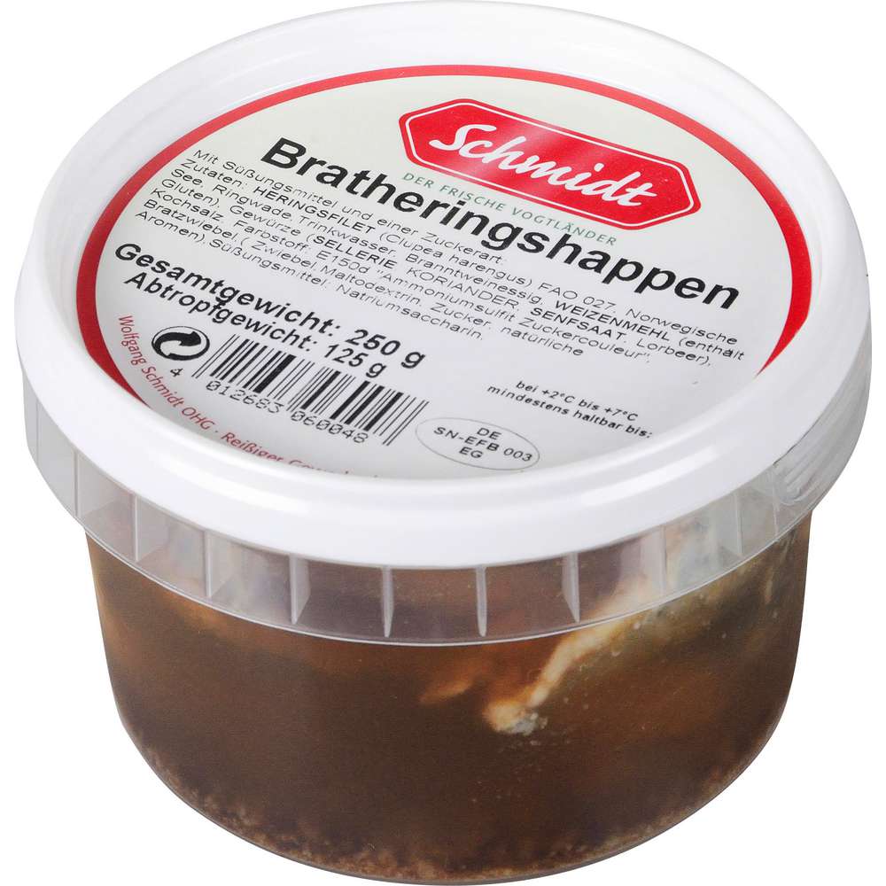 Produktabbildung Schmidt Bratheringshappen