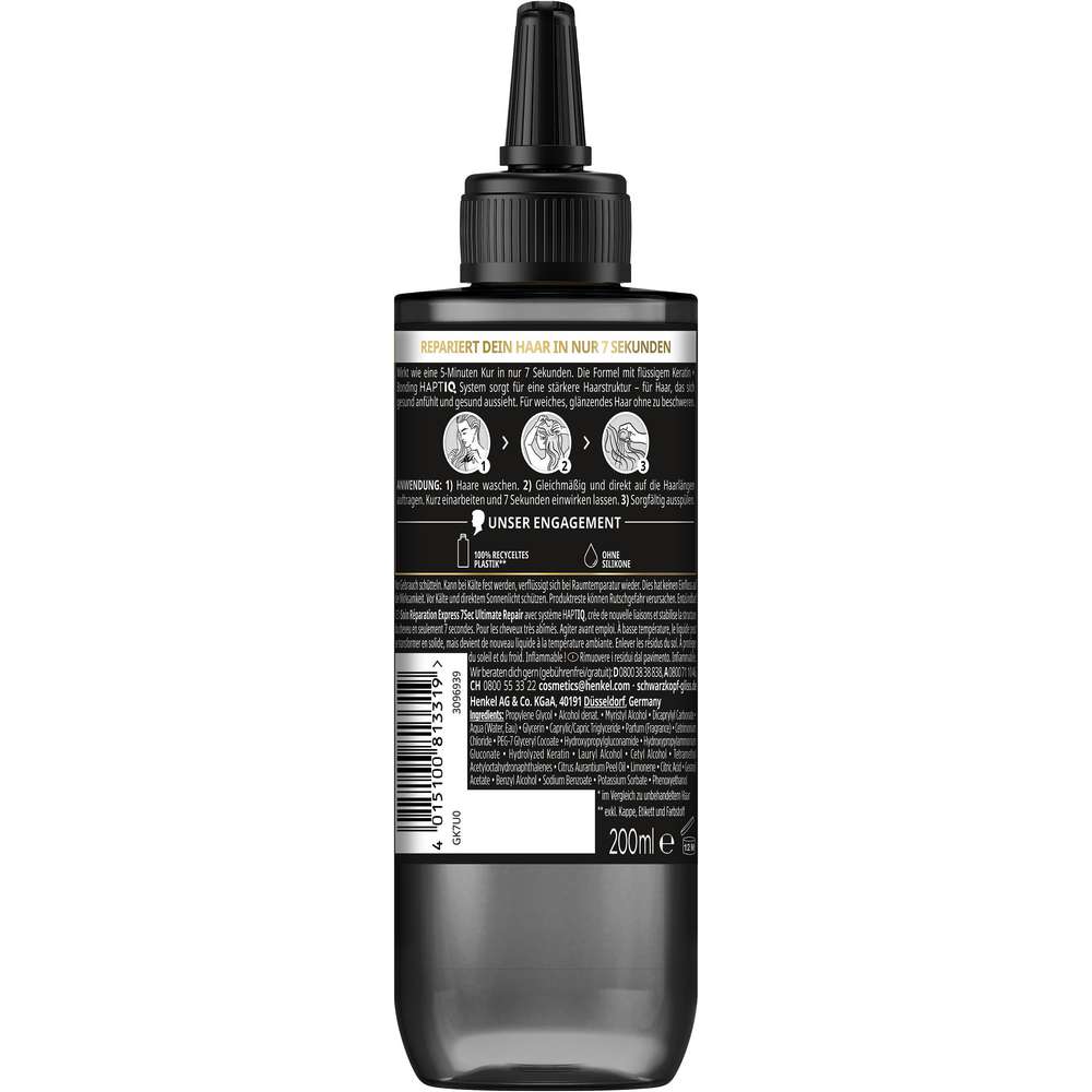 Produktabbildung Schwarzkopf Gliss Kur Express-Repair Haarkur Intensive Pflege