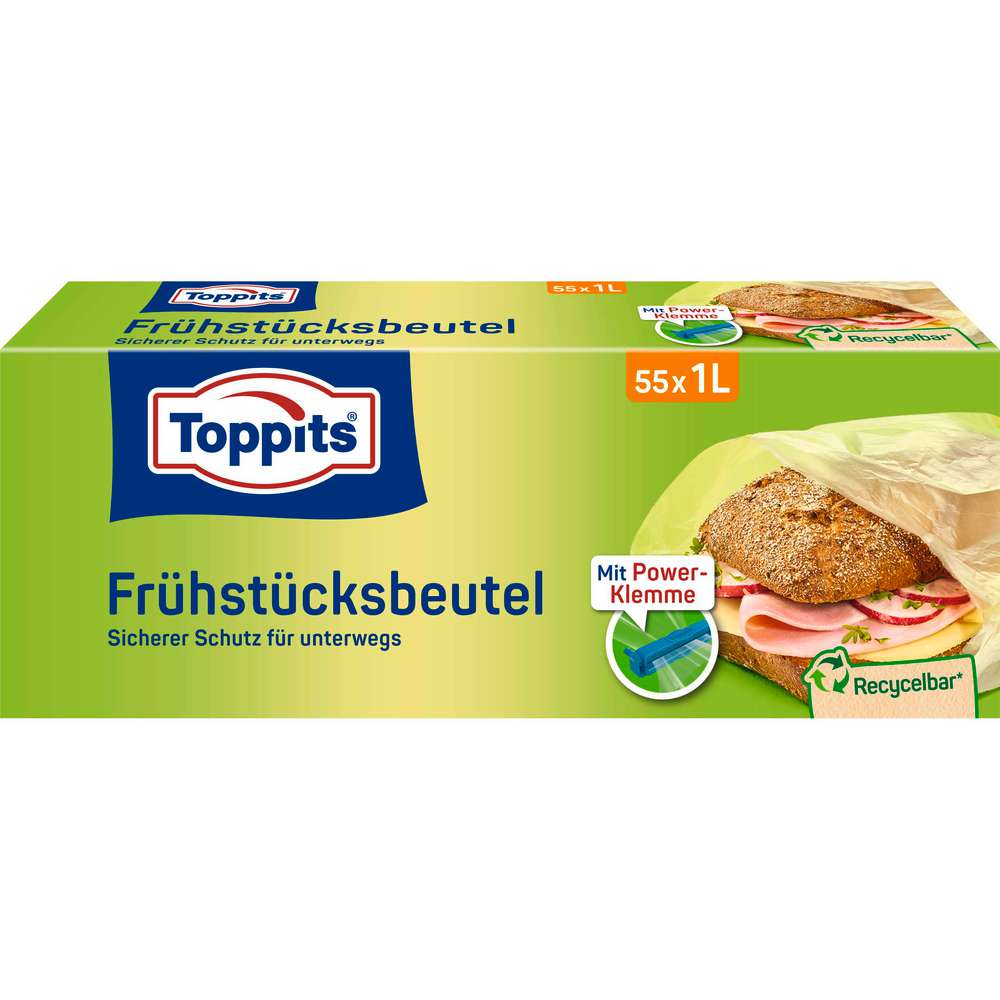 Produktabbildung Toppits Frühstücksbeutel 1 L