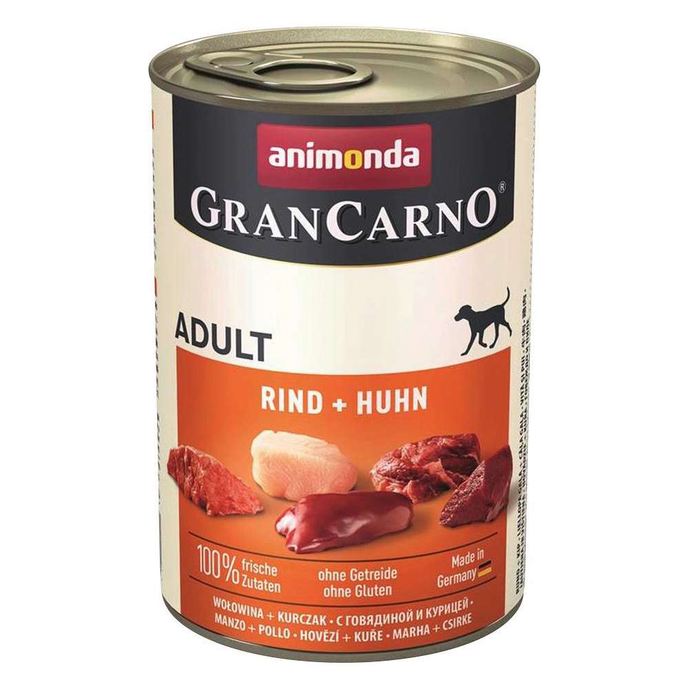 Produktabbildung animonda Hunde-Nassfutter Gran Carno Adult, Rind-Huhn