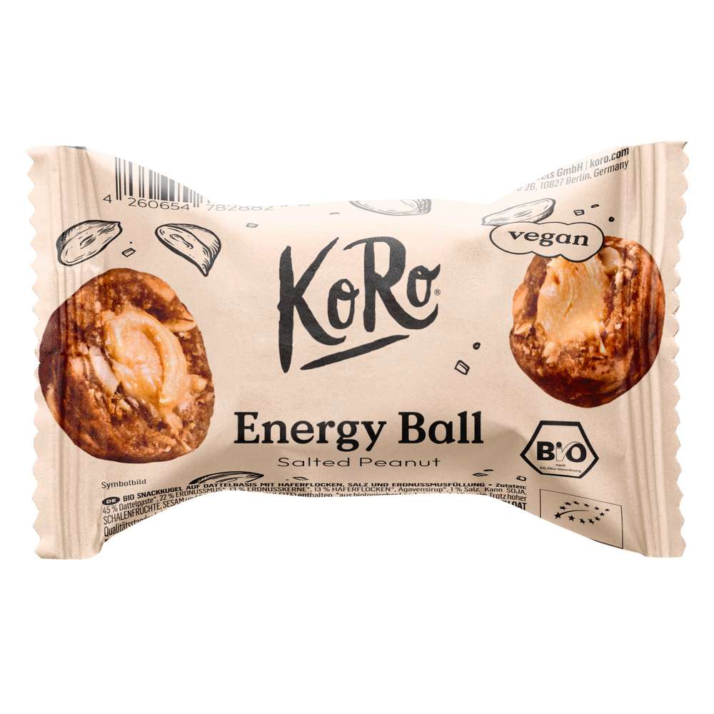 Produktabbildung KoRo Bio Energy Ball, Salted Peanut