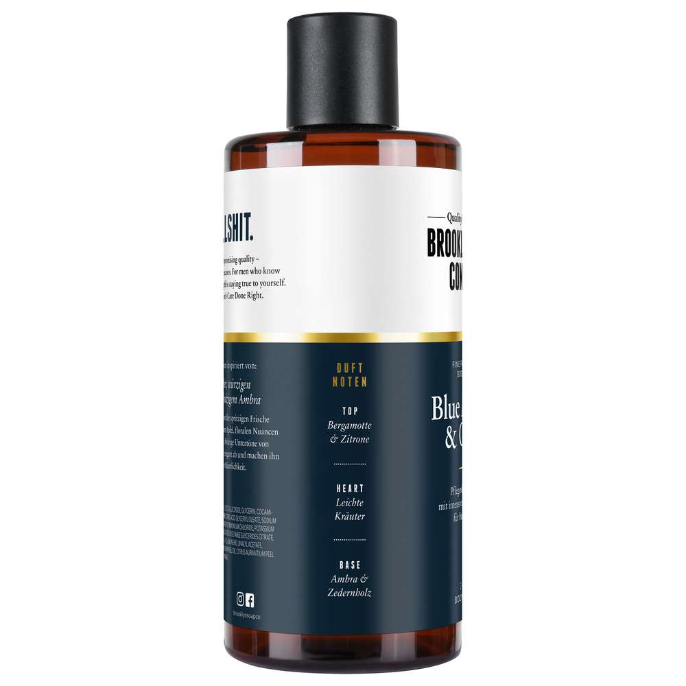 Produktabbildung Brooklyn Duschgel, Blue Amber & Cedar