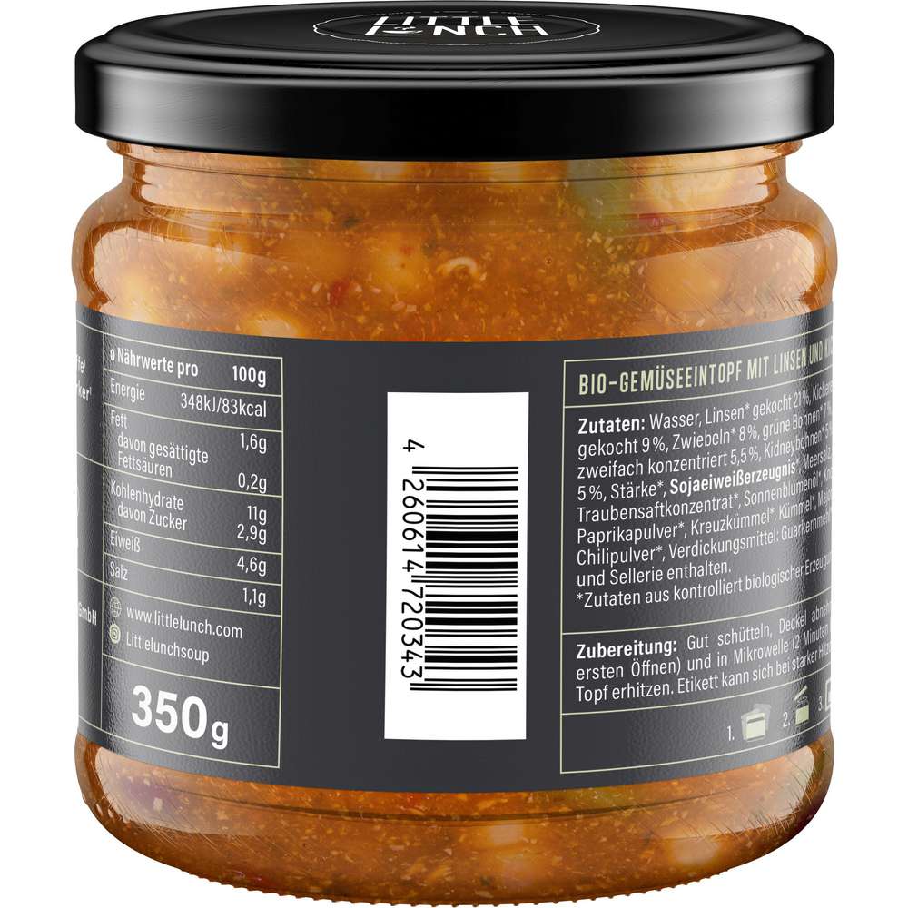 Produktabbildung Little Lunch 	
Bio Protein Bowl 