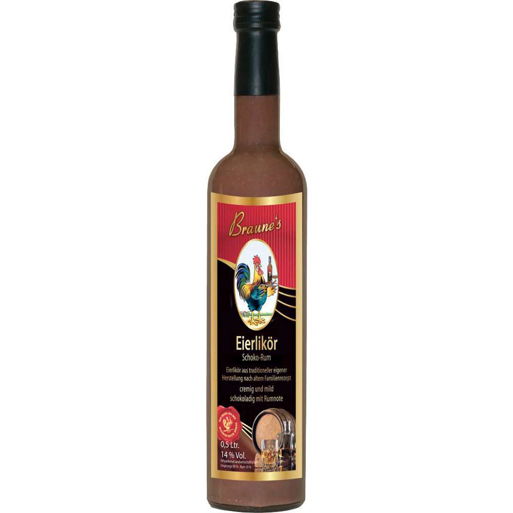 Produktabbildung Braune's Eierlikör Schoko-Rum 14 %
