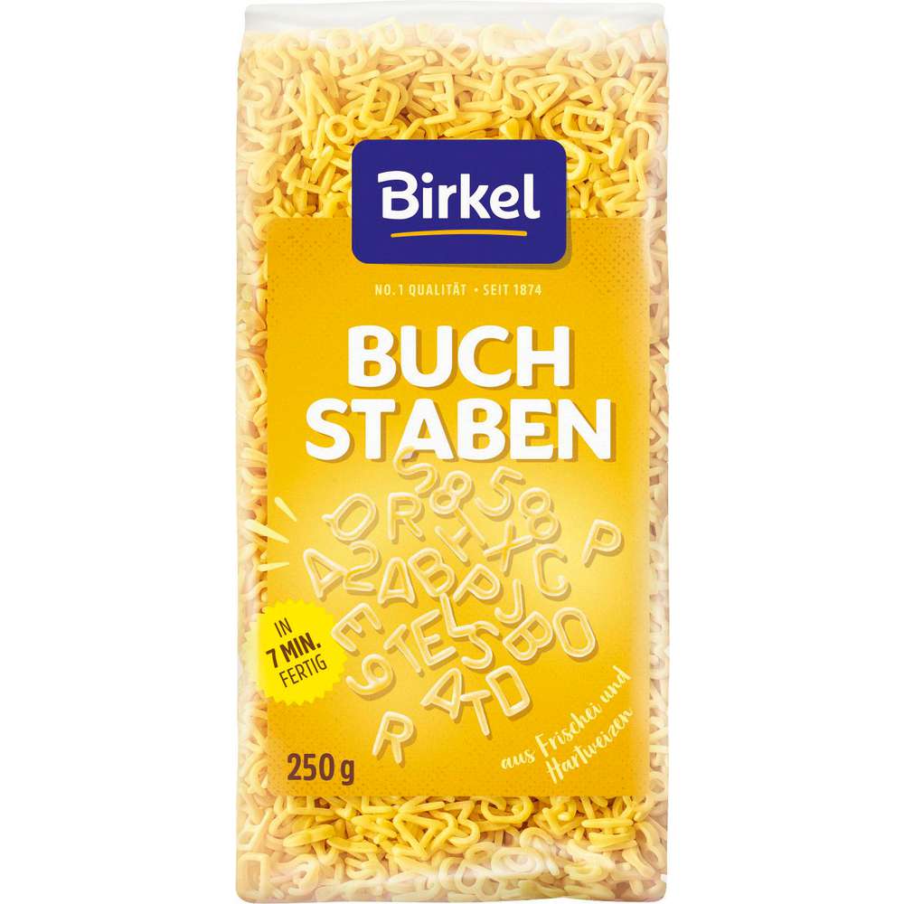 Produktabbildung Birkel Nudeln, Buchstaben
