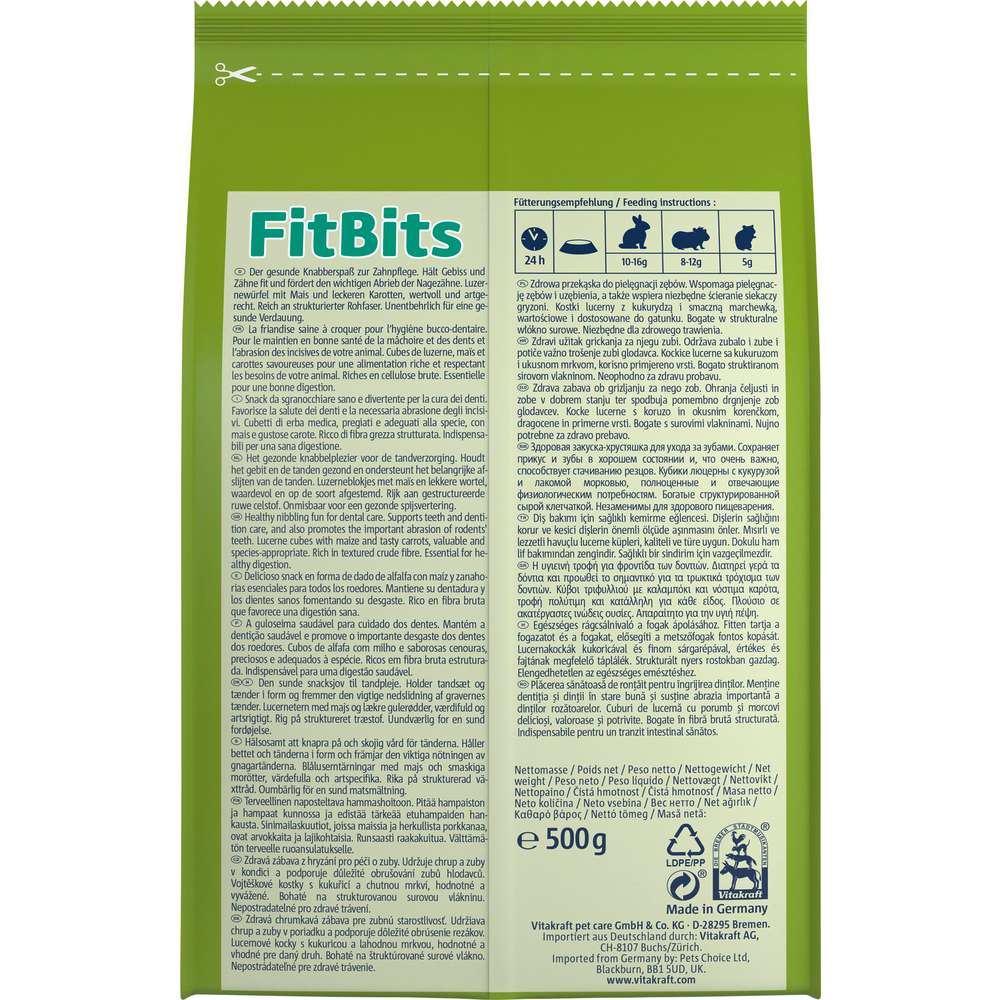 Produktabbildung Vitakraft Nager Zahnpflege-Snacks FitBits