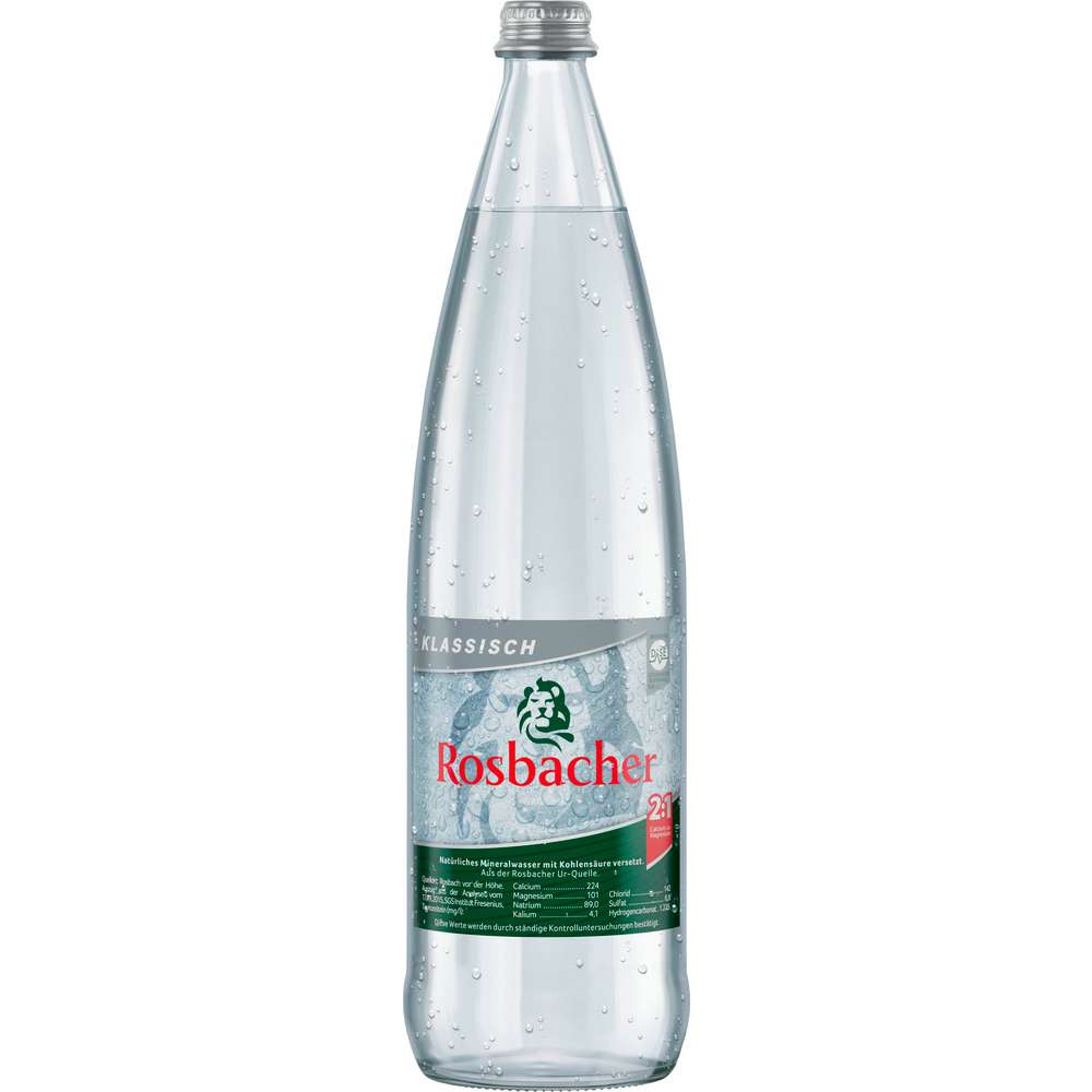 Produktabbildung Rosbacher Mineralwasser, Klassik