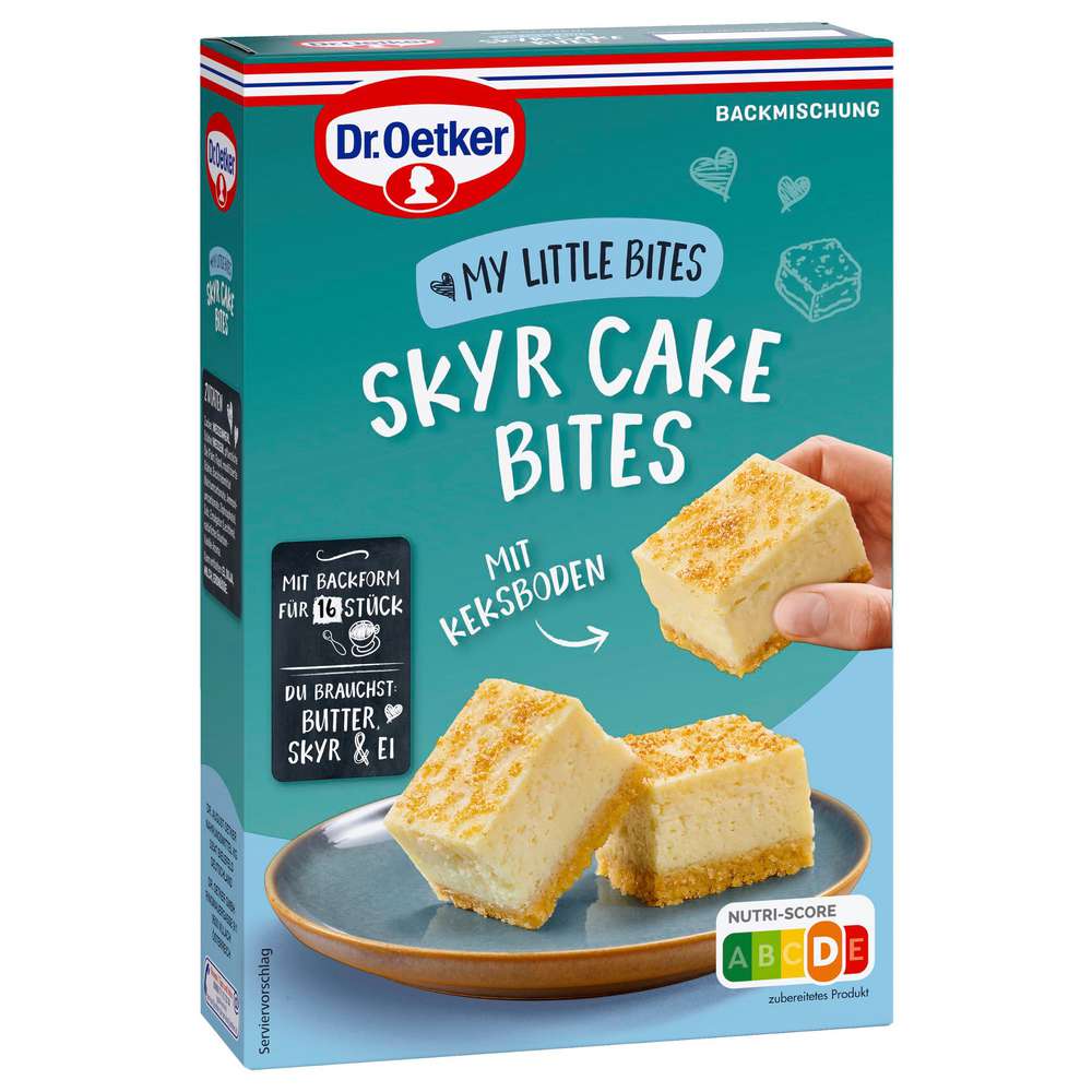 Produktabbildung Dr. Oetker Backmischung My little Bites, Skyr Cake Bites