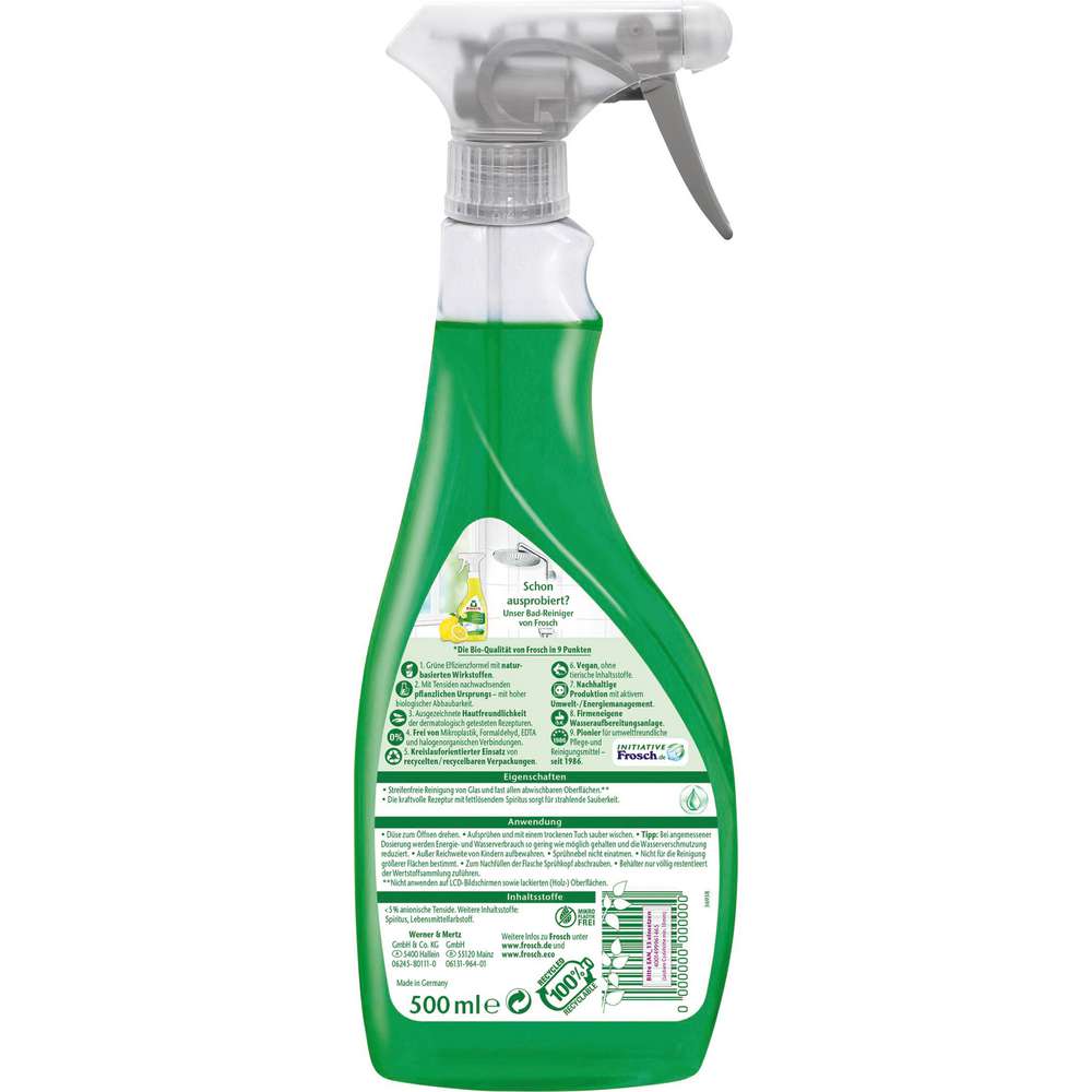 Produktabbildung Frosch Glasreiniger Spiritus