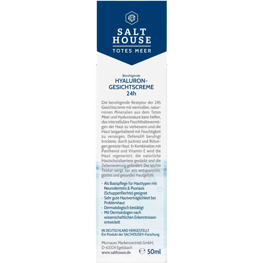 Produktabbildung Salthouse Totes Meer Hyaluron Gesichtscreme