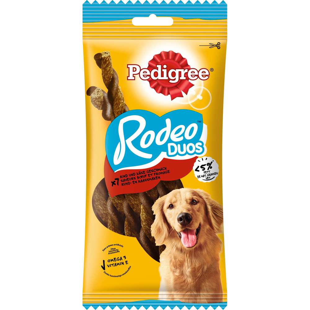 Produktabbildung Pedigree Hunde-Snack Rodeo Duos, Rind/Käse