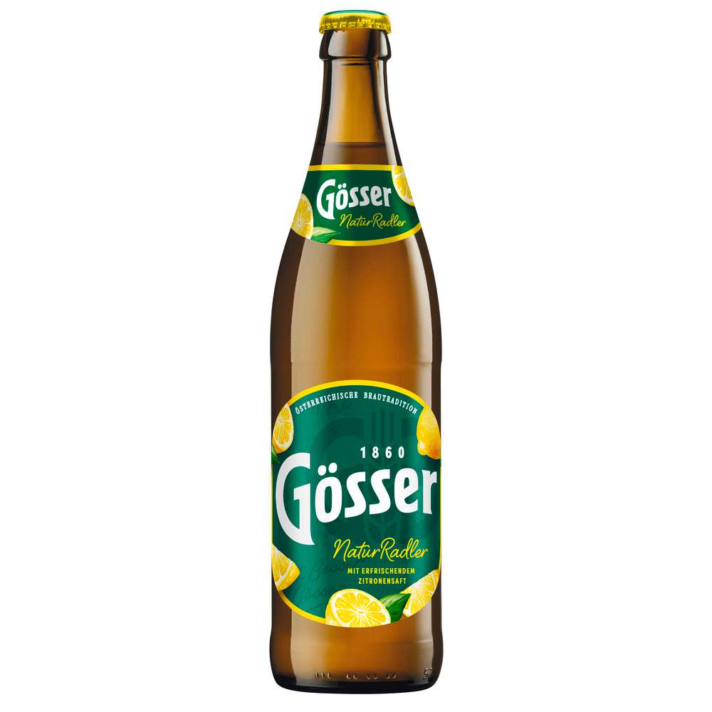 Produktabbildung Gösser Biermischgetränk, Naturradler, 2 %