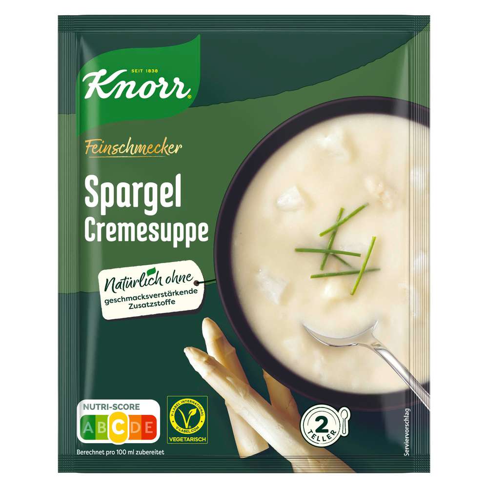 Produktabbildung Knorr Spargelcremesuppe, Feinschmecker