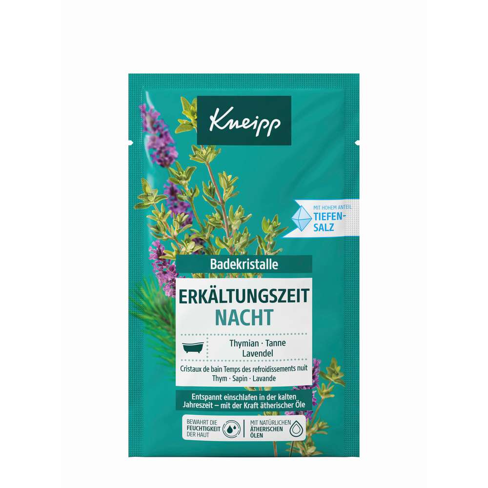 Produktabbildung Kneipp Badekristalle Erkältungszeit Nacht