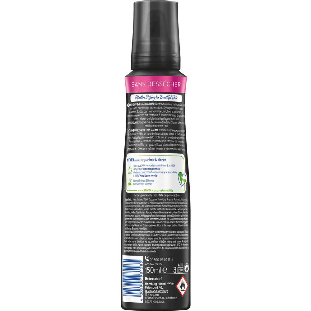 Produktabbildung Nivea Schaumfestiger, Extrem Stark