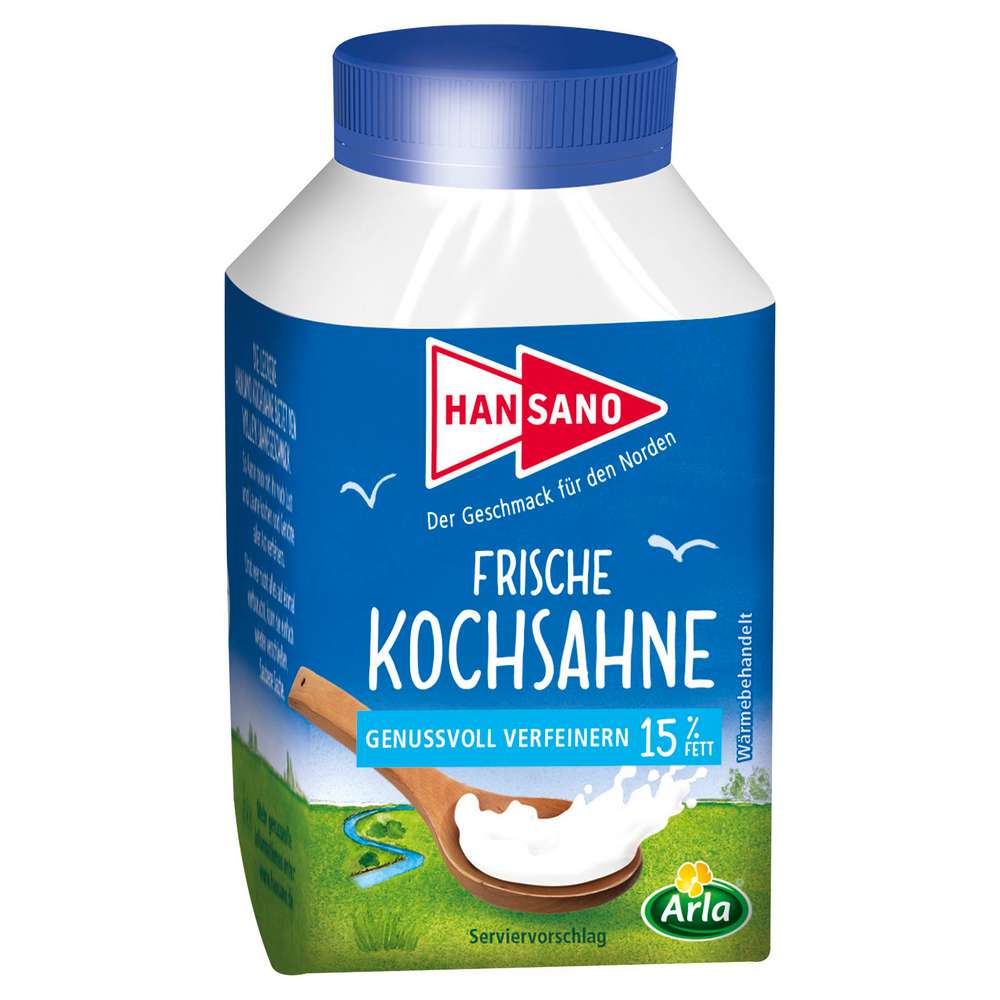Produktabbildung Hansano Kochsahne 15% Fett